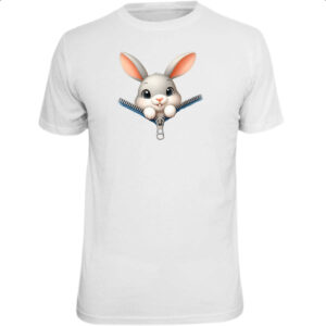 Camiseta Unissex Coelho no ziper