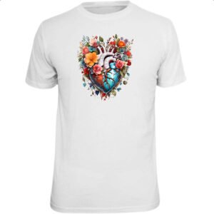 Camiseta Unissex Coracao da natureza