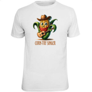 Camiseta Unissex Corn-try singer