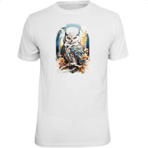 Camiseta Unissex Coruja do gelo
