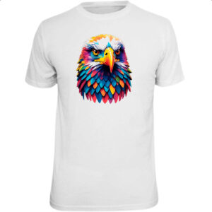 Camiseta Unissex Aguia colorida color art