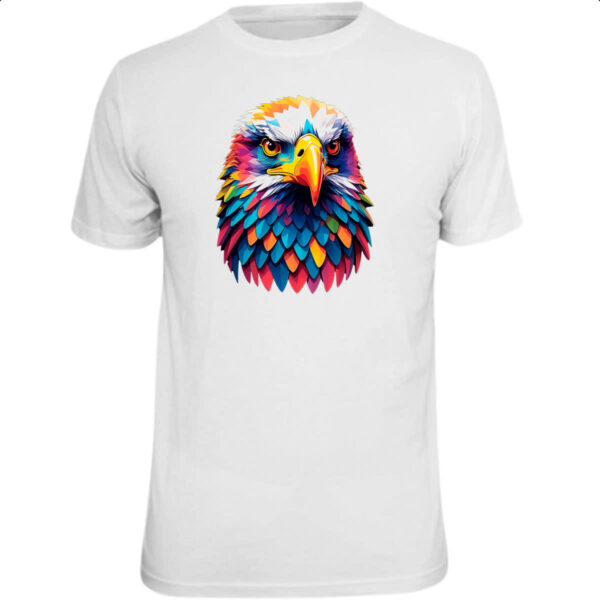 Camiseta Unissex Aguia colorida color art