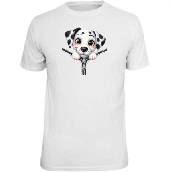 Camiseta Unissex Dalmata no Ziper