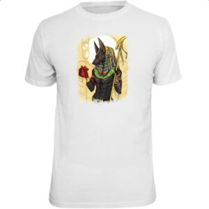 Camiseta Unissex Deus Anubis Ilustracao