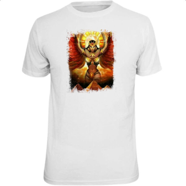 Camiseta Unissex Deusa Isis Sobre o Egito
