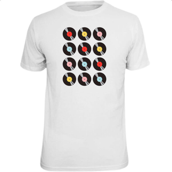 Camiseta Unissex Disco de vinil nostalgia