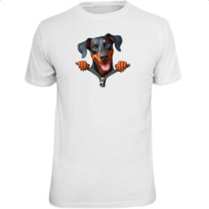Camiseta Unissex Dobermann no Ziper