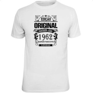 Camiseta Unissex Edicao Original 1962