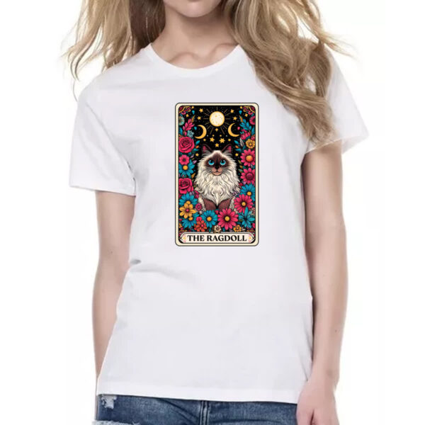 Camiseta Baby Look Taro gato Ragdoll - Imagem 2