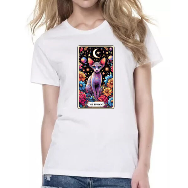 Camiseta Baby Look Taro gato Sphynx - Imagem 2