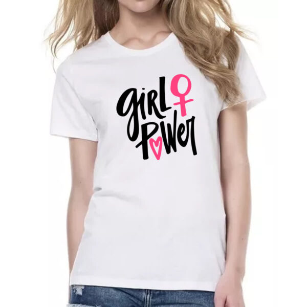 Camiseta Baby Look Empoderada Girl Power - Imagem 2