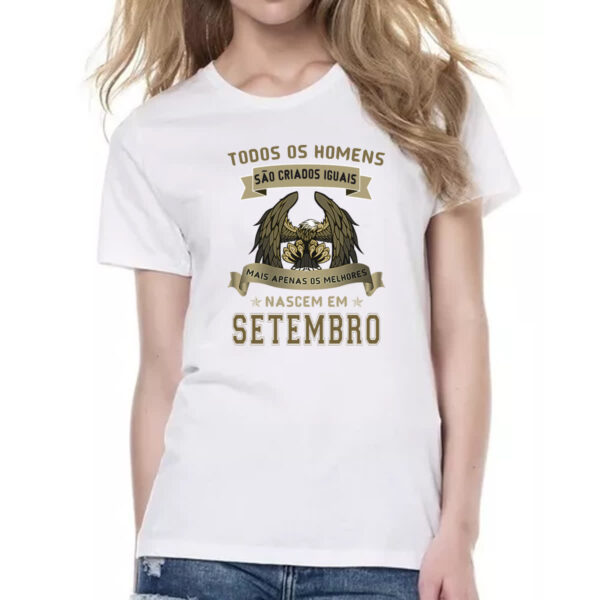 Camiseta Baby Look Homem Lenda Aguia Setembro - Imagem 2