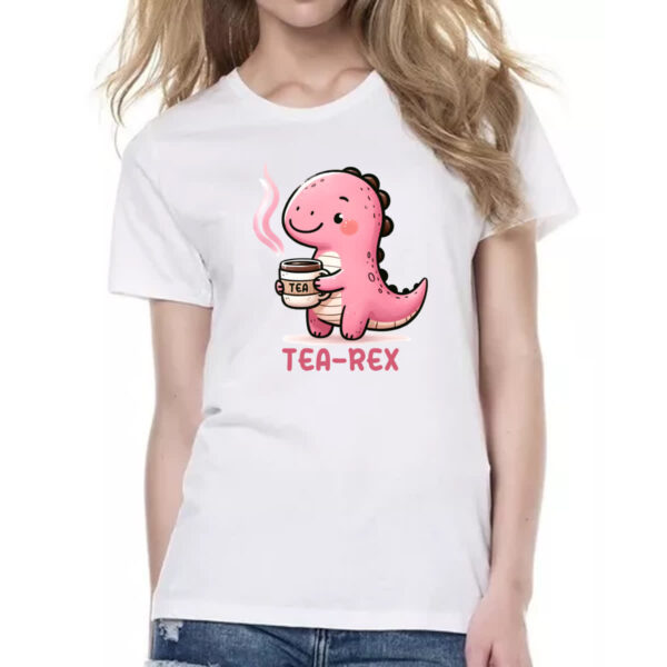 Camiseta Baby Look Tea-Rex - Imagem 2