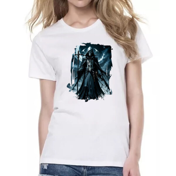 Camiseta Baby Look Grim Reaper Lua Minguante - Imagem 2