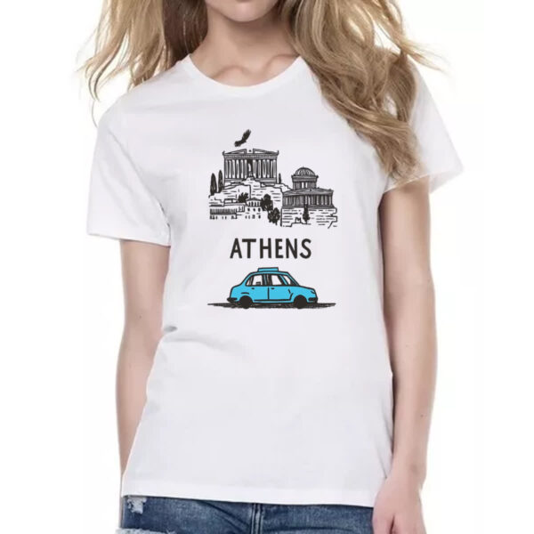 Camiseta Baby Look Athena Pintura Nanquim - Image 2