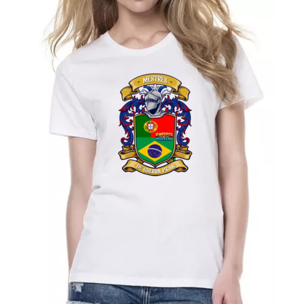 Camiseta Baby Look Mestres da guerra - Imagem 2