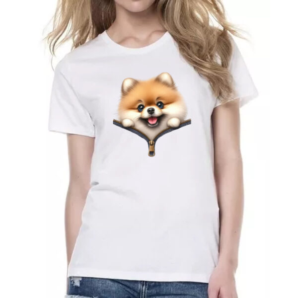 Camiseta Baby Look Spitz Alemao no Ziper - Imagem 2