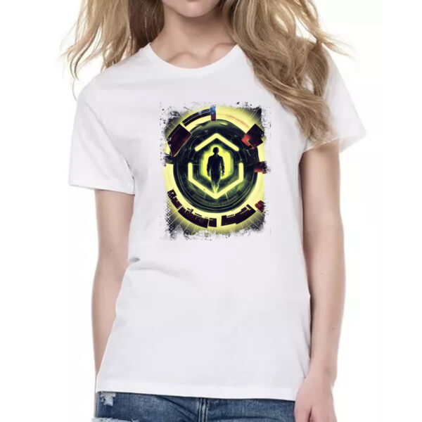 Camiseta Baby Look Tunel do tempo - Imagem 2
