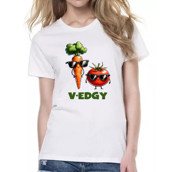 Camiseta Baby Look V-Edgy - Imagem 2