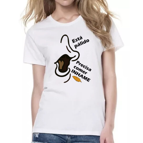 Camiseta Baby Look Vovo juju comer inhame - Imagem 2