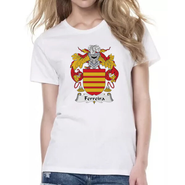 Camiseta Baby Look Brasao Familia Ferreira - Imagem 2
