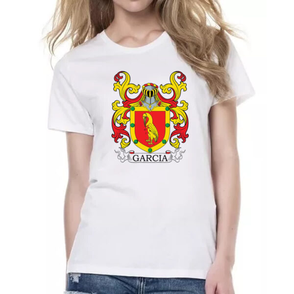 Camiseta Baby Look Brasao Familia Garcia - Imagem 2