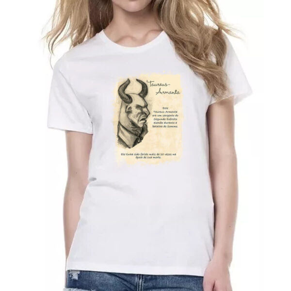 Camiseta Baby Look Grimm Livro Taureus Armanta - Imagem 2