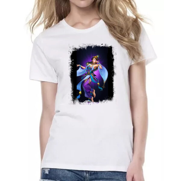 Camiseta Baby Look Empires and Puzzles heroi Diaochan - Imagem 2