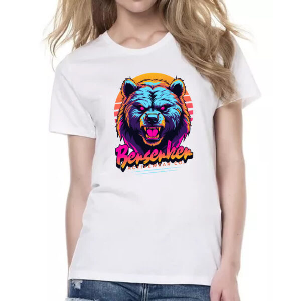Camiseta Baby Look Urso Berserker - Imagem 2