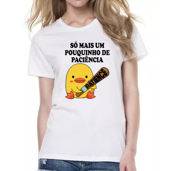 Camiseta Baby Look Psicopato paciencia - Imagem 2
