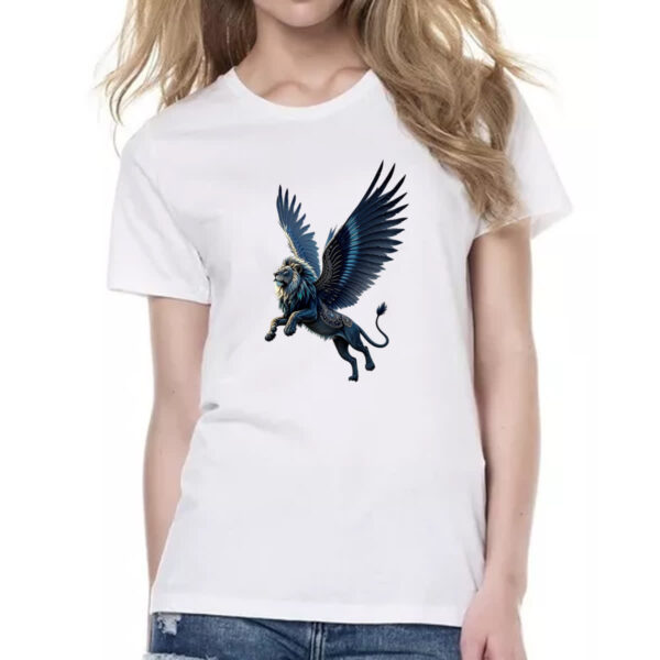 Camiseta Baby Look Leao alado - Imagem 2