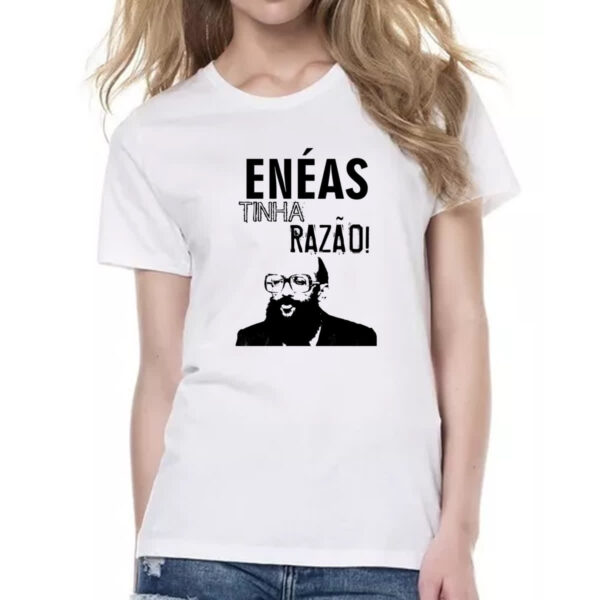 Camiseta Baby Look Eneas tinha razao - Imagem 2