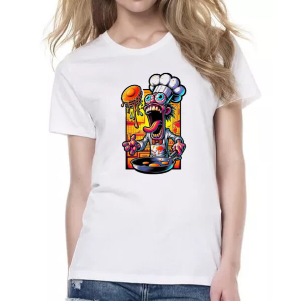 Camiseta Baby Look Cozinheiro doido - Imagem 2