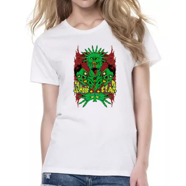 Camiseta Baby Look Zombie star 2 - Imagem 2