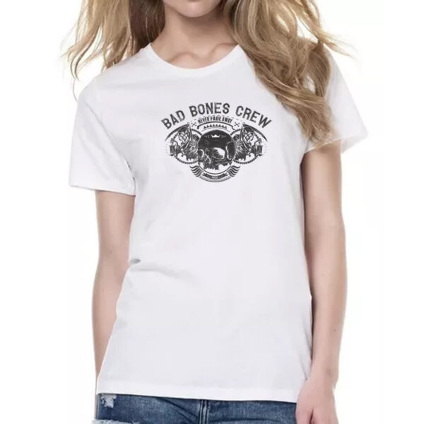 Camiseta Baby Look Bad bones crew - Imagem 2