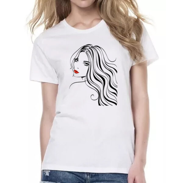 Camiseta Baby Look Beautiful Girl 1 - Imagem 2