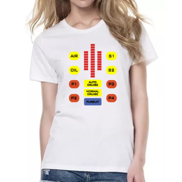 Camiseta Baby Look Super Maquina Kitt Painel Nostalgia - Imagem 2