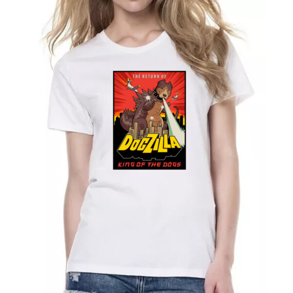 Camiseta Baby Look Dogzilla - Imagem 2