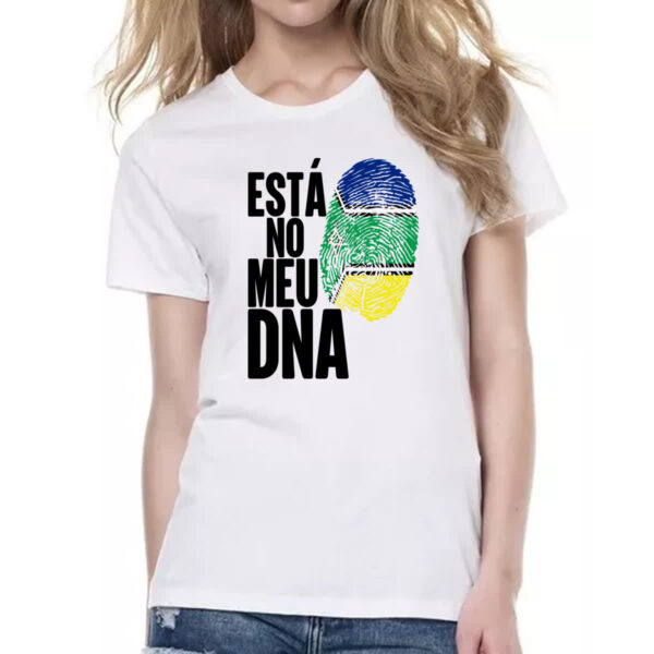 Camiseta Baby Look Esta no meu DNA Amapa - Imagem 2