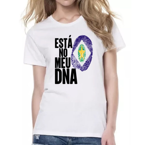 Camiseta Baby Look Esta no meu DNA Mato Grosso - Imagem 2