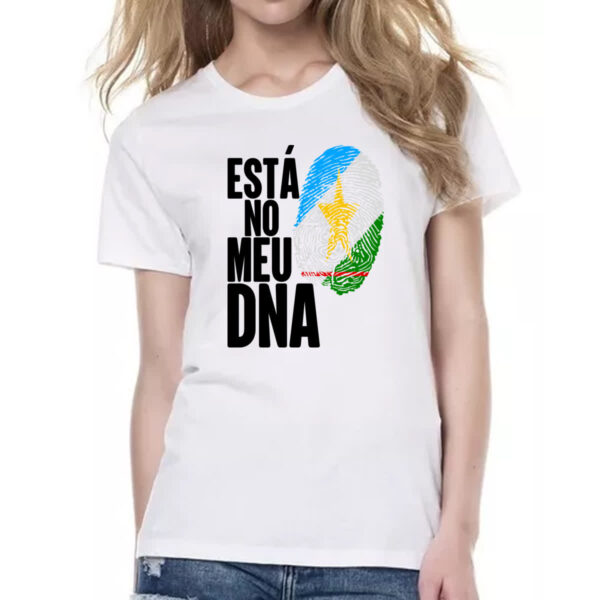 Camiseta Baby Look Esta no meu DNA Roraima - Imagem 2