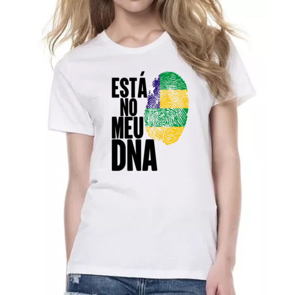 Camiseta Baby Look Esta no meu DNA Sergipe - Imagem 2