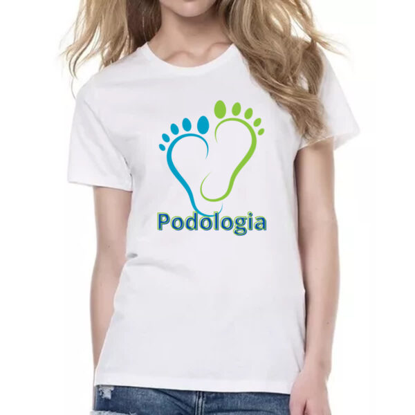 Camiseta Baby Look Podologia - Imagem 2