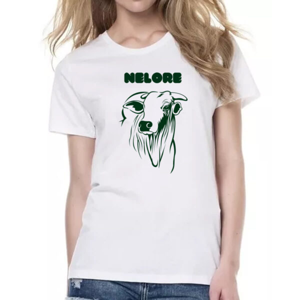Camiseta Baby Look Vaca Nelore 2 - Imagem 2
