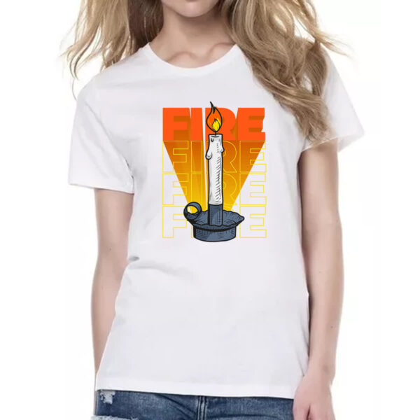 Camiseta Baby Look Vela Fire - Imagem 2