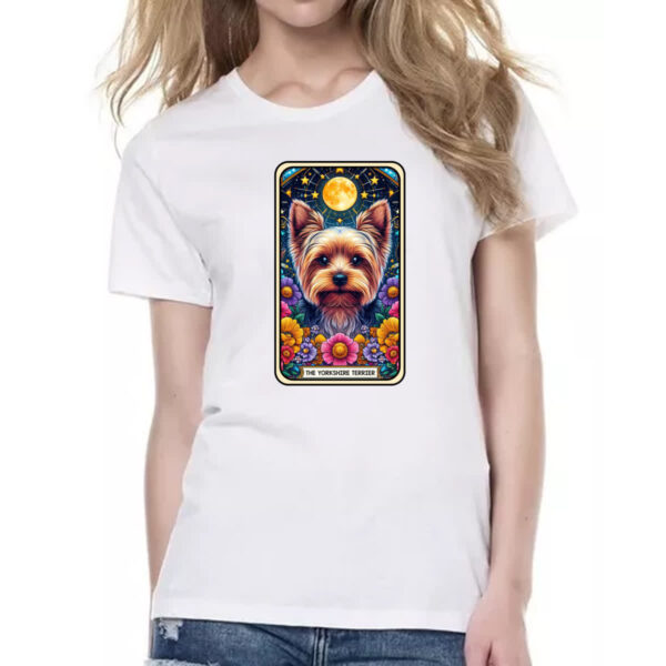 Camiseta Baby Look Taro cachorro Yorkshire Terrier - Imagem 2