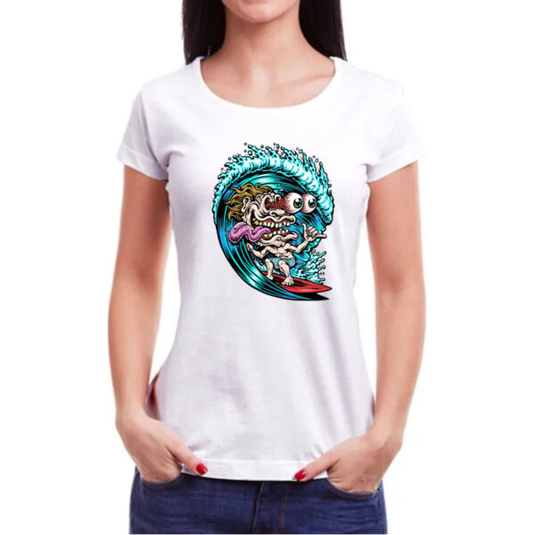 Camiseta Baby Look Surf Freak - Imagem 3
