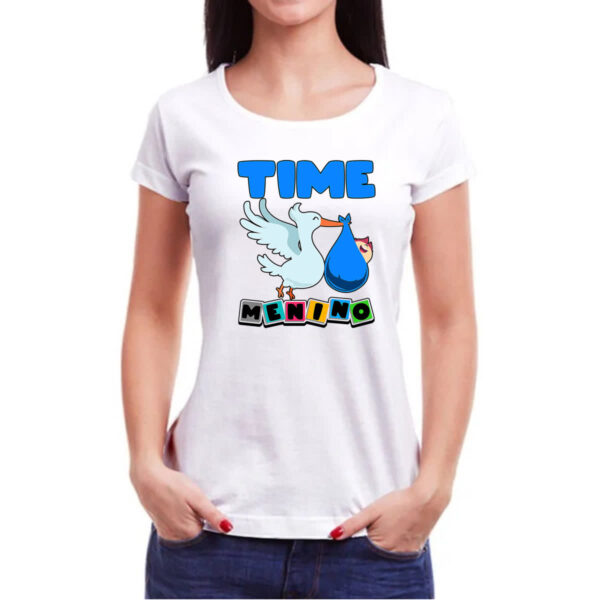 Camiseta Baby Look Cegonha Time Menino - Imagem 3