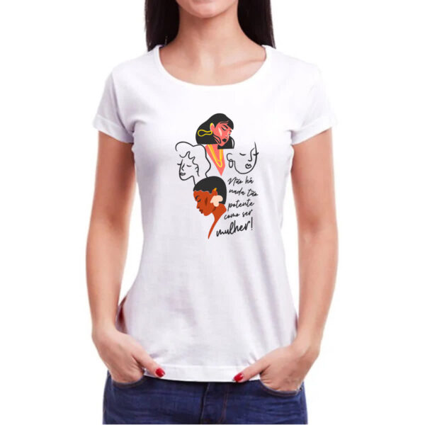 Camiseta Baby Look Empoderamento feminino - Imagem 3