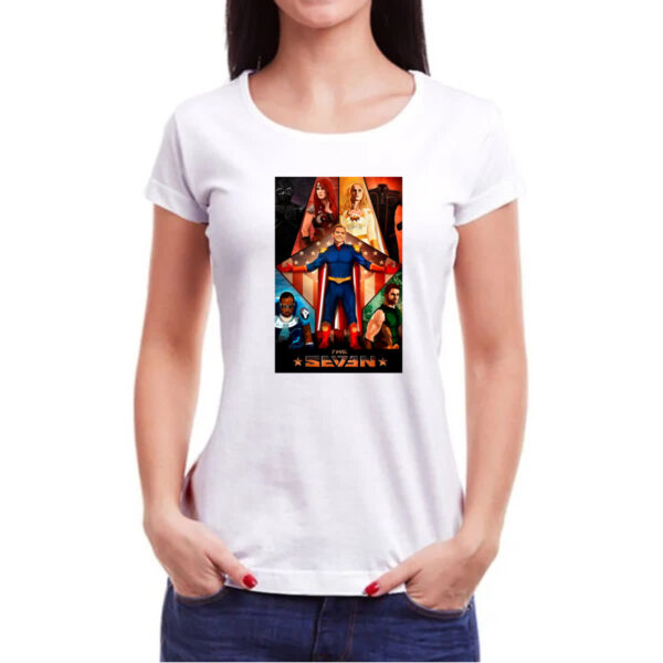 Camiseta Baby Look The seven - Imagem 3